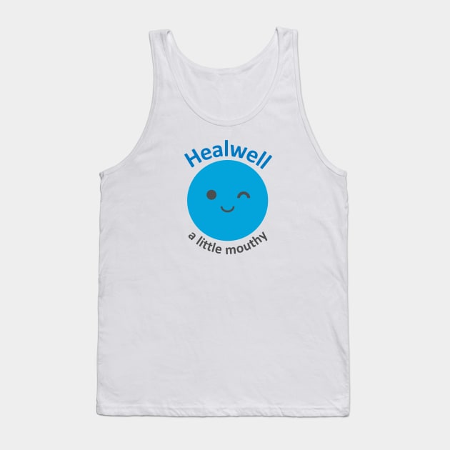 Healwell: a little mouthy (kawaii) Tank Top by Healwell